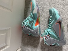 Nike LeBron 12 Light Blue Grey