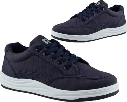 Mens navy canvas - mens, pumps